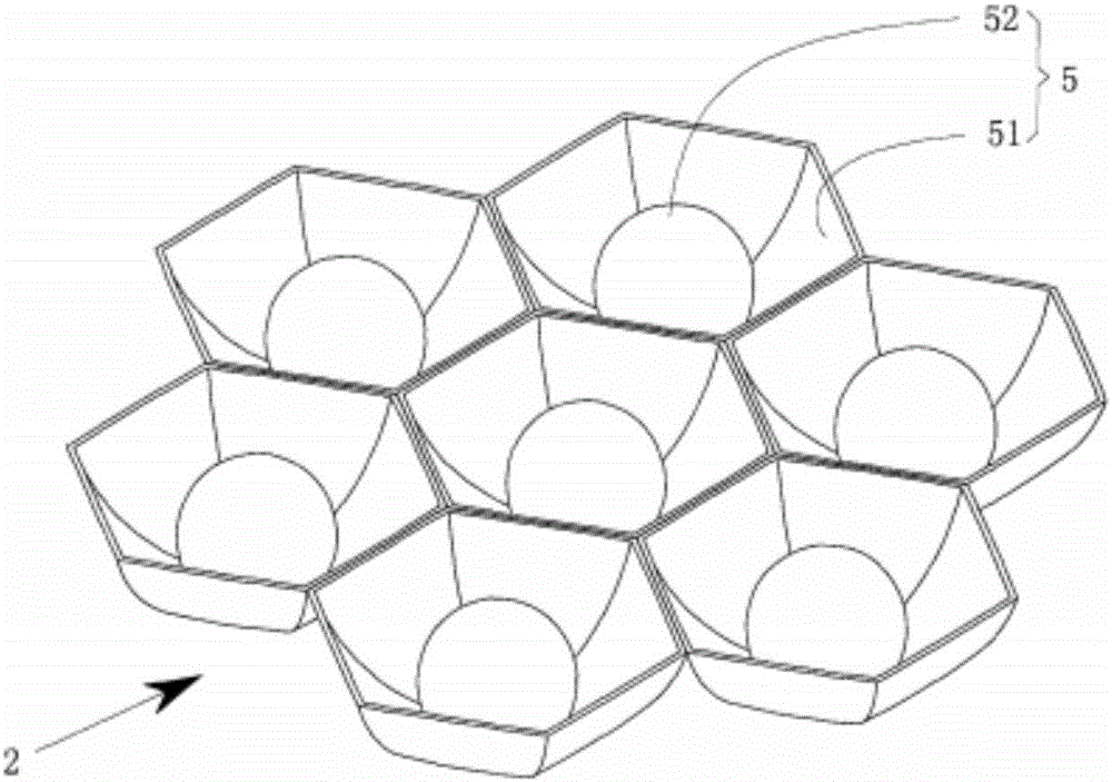 Light-focusing solar cell panel