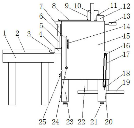 Quick and automatic lifting-free bed sheet replacing device for patient