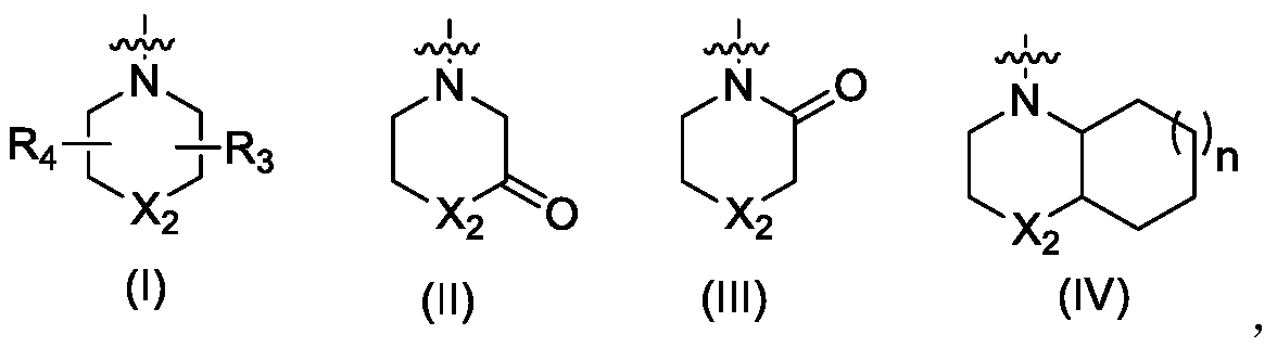 Morpholine benzamide compound and application thereof