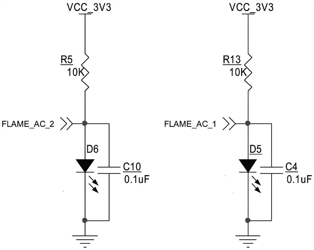 High-accuracy smoke flame alarm and circuit