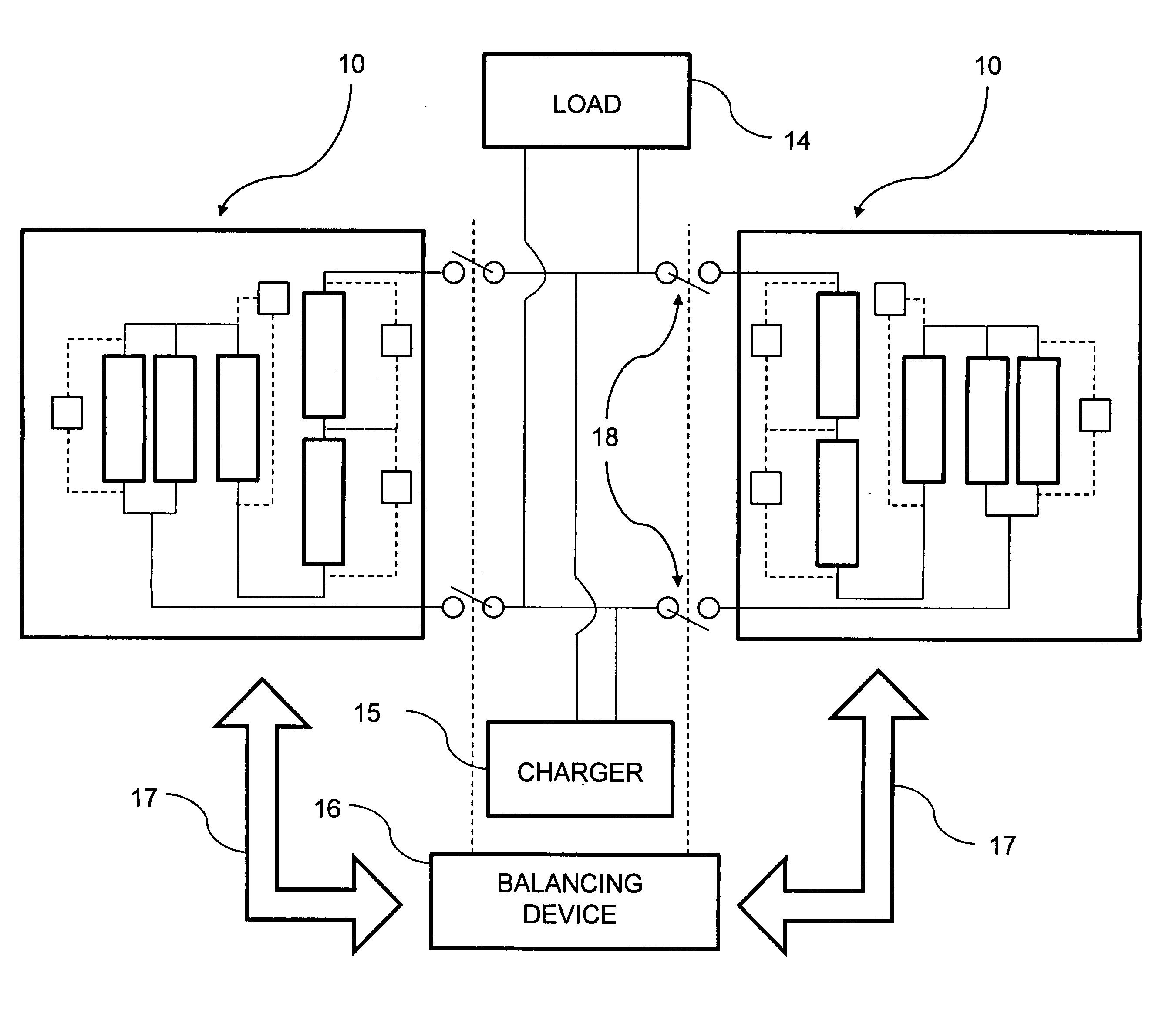 Energy storage system balancing device