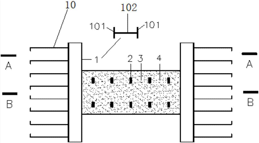 Prefabricated steel plate-high-ductility concrete coupling beam