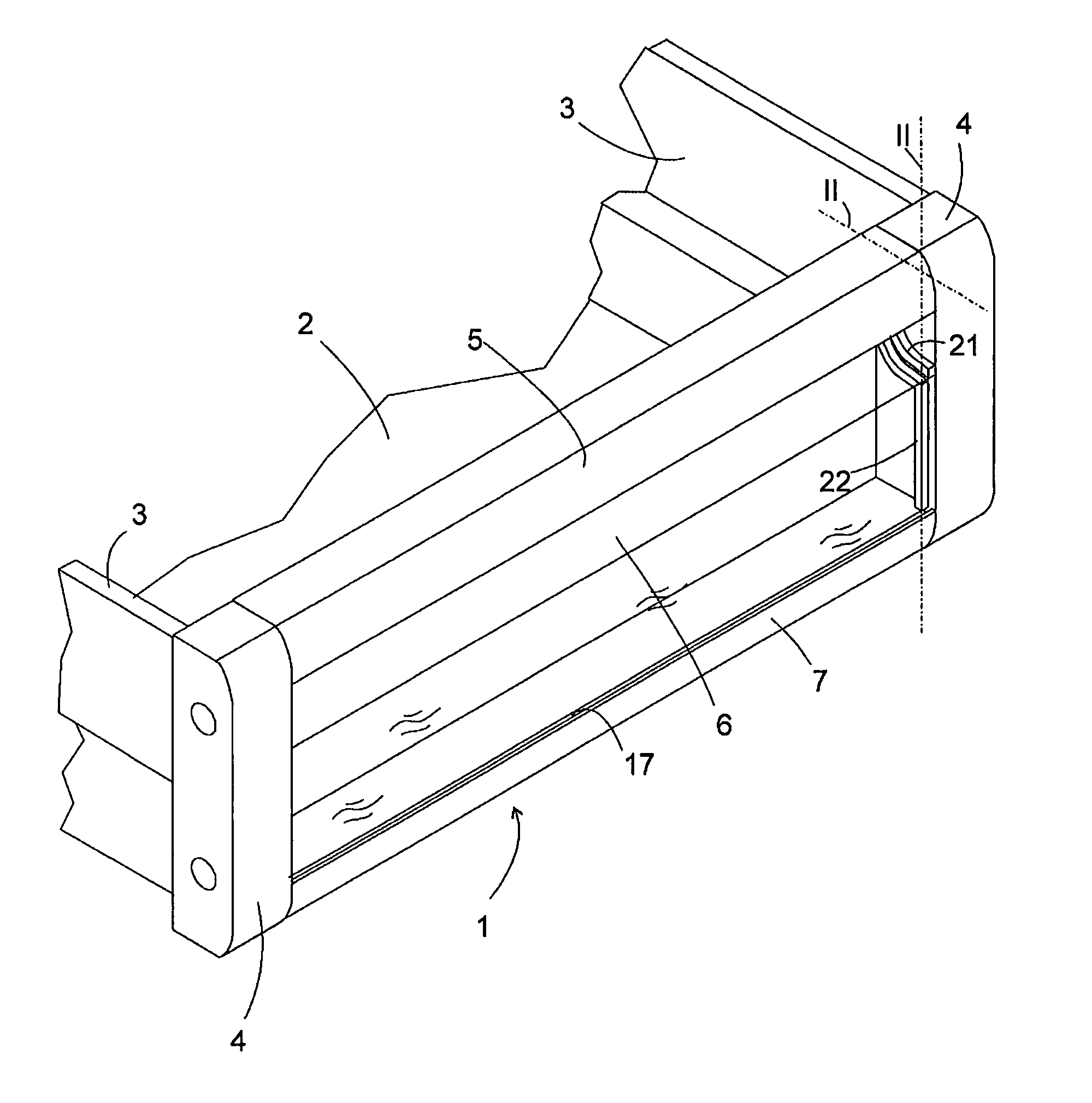 Container for refrigerated goods