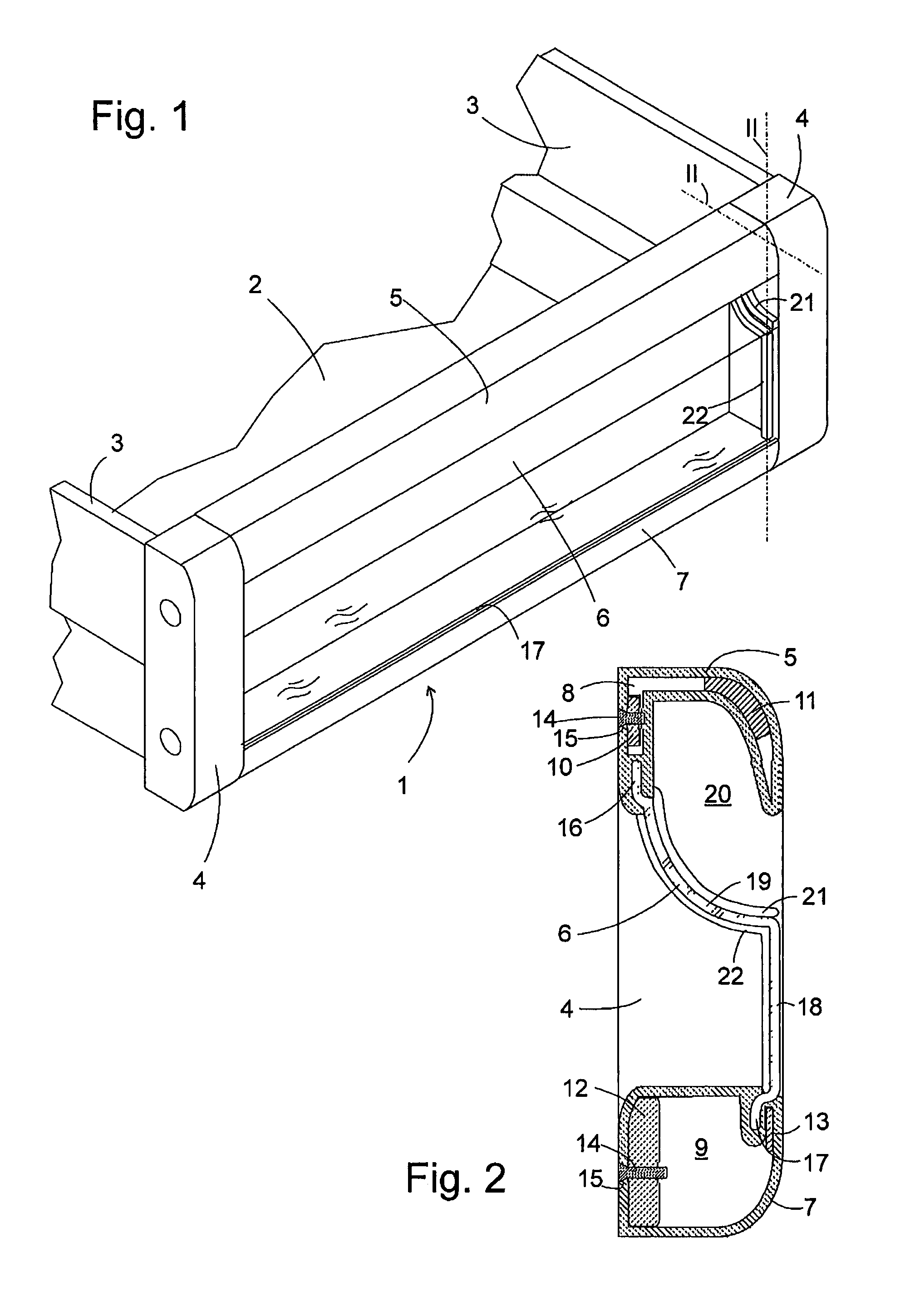 Container for refrigerated goods