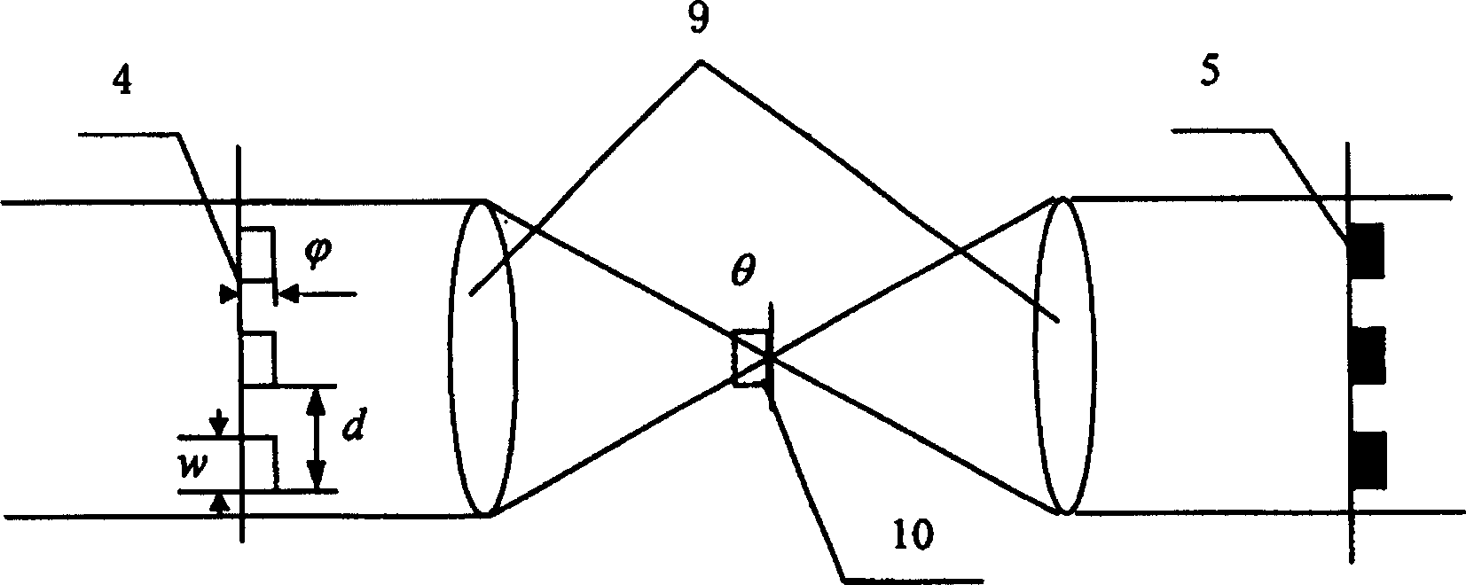 Double-layer CD reading head based on phase turnover