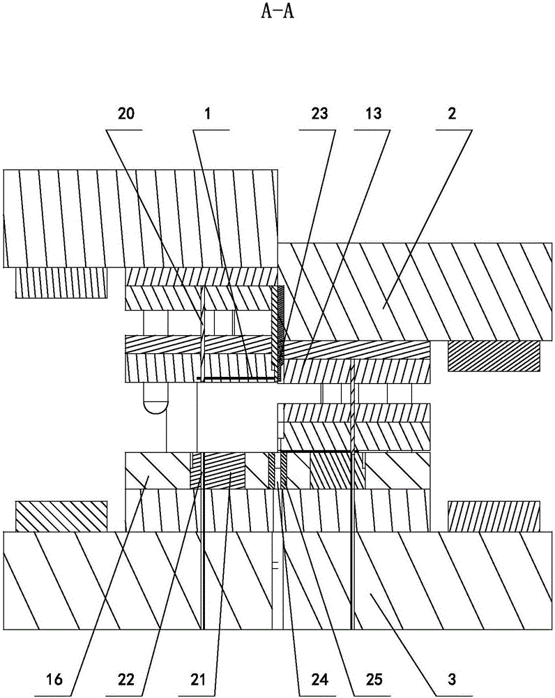 Forming mold of vehicle tubular punching welding part