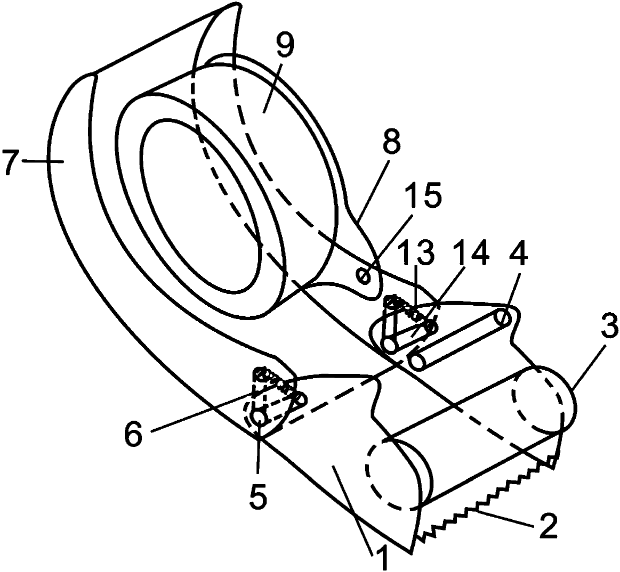 A hand-held adhesive tape sealer