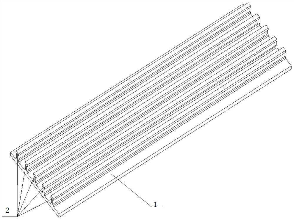 A method of spanwise prestressing to improve shot blasting of high-reinforced integral wall panels