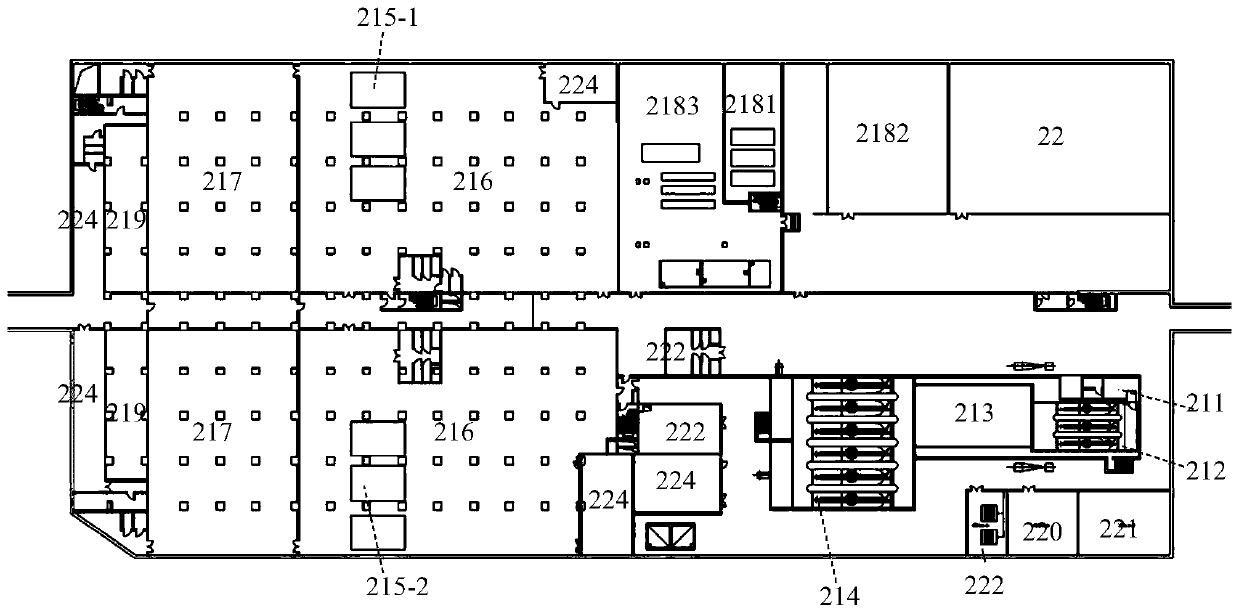 Land-saving and environment-friendly municipal complex integrating sewage treatment plant and garbage transfer station