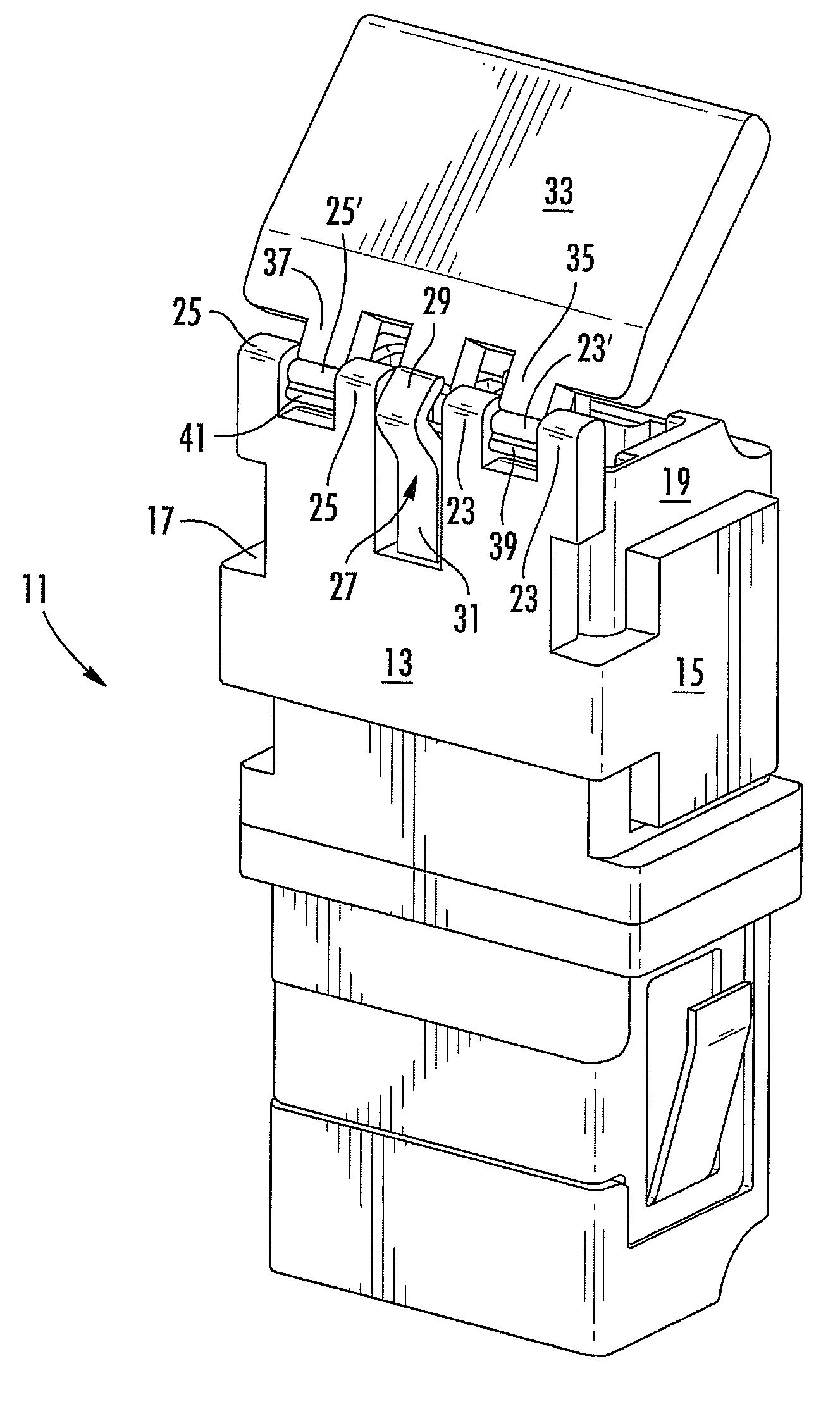 Shuttered adapter