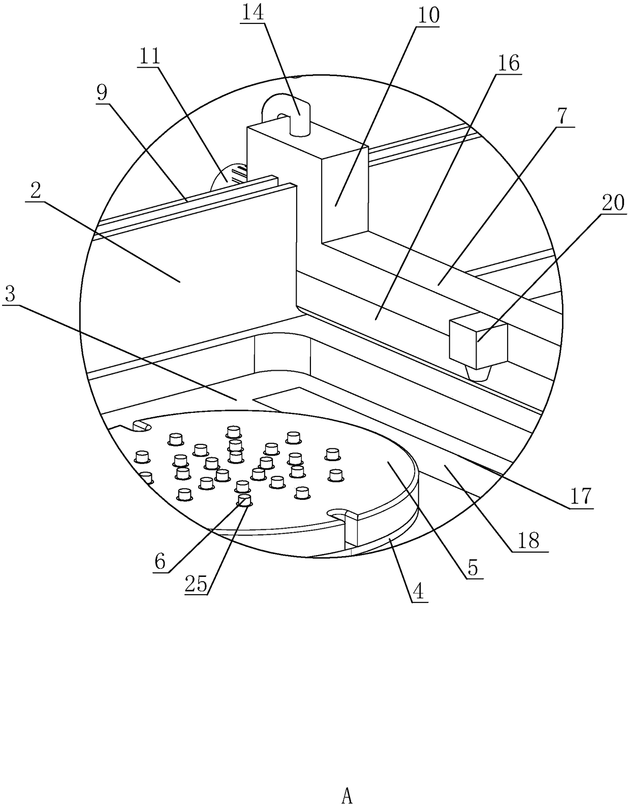 Processing device and processing method for cobalt-chromium metal crowns