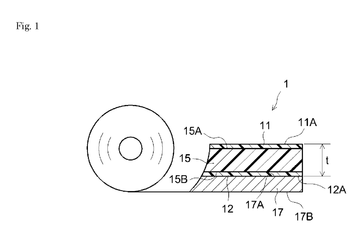 Double-faced pressure-sensitive adhesive sheet and use thereof