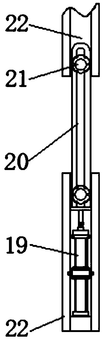 High temperature resistant stamped part transporting device