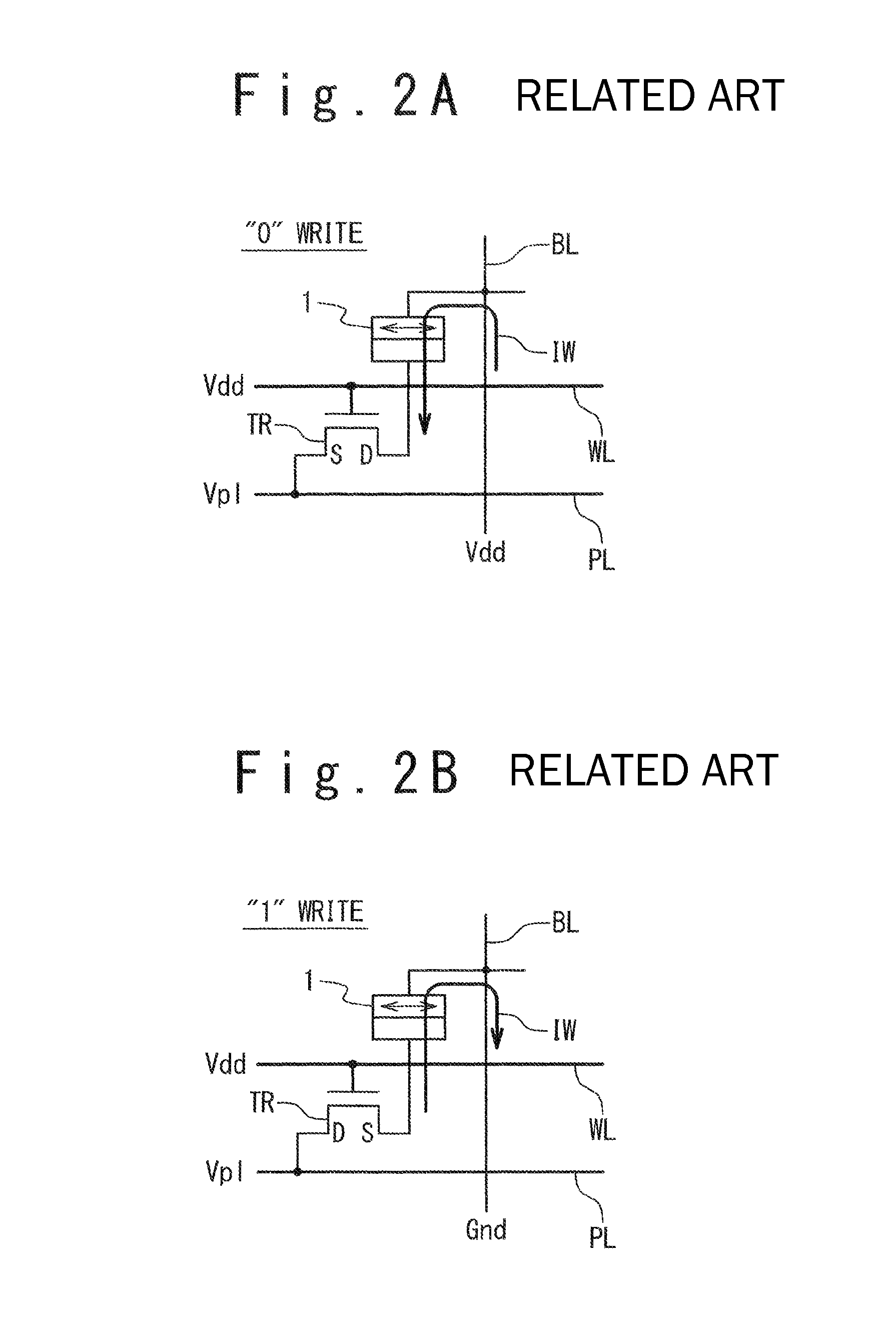 MRAM having variable word line drive potential