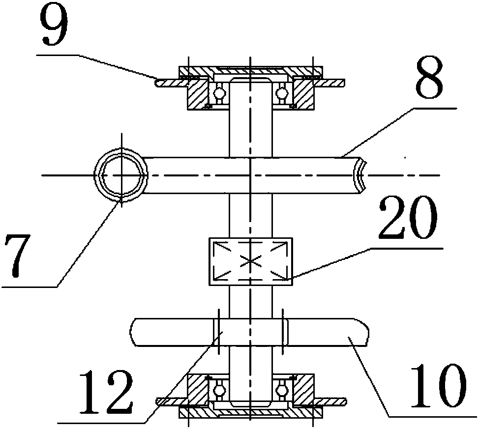 A controllable hydraulic locking type left and right wheel independent steering mechanism