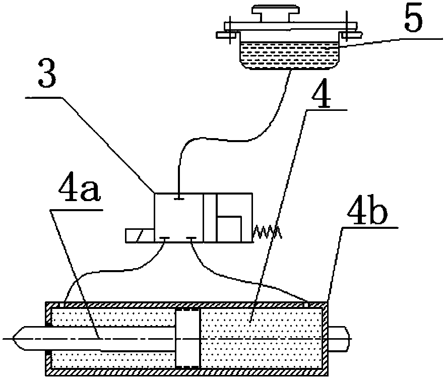 A controllable hydraulic locking type left and right wheel independent steering mechanism