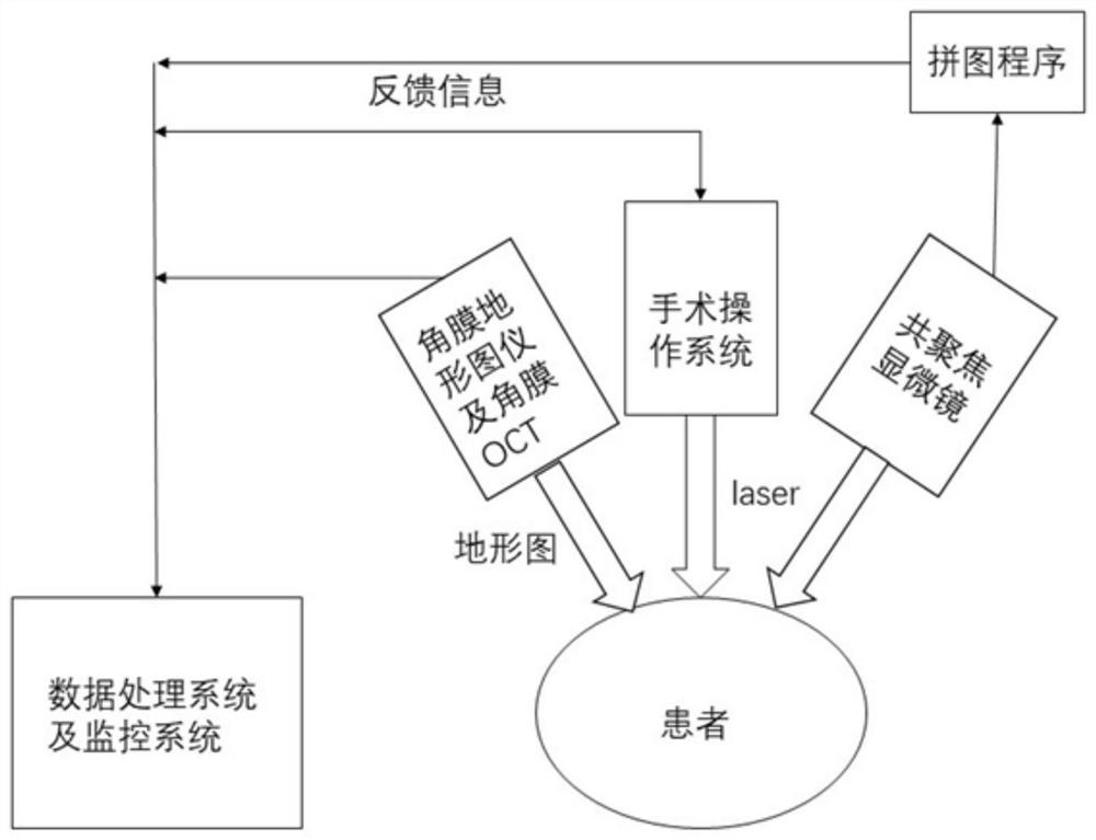 A corneal surgery safety monitoring system