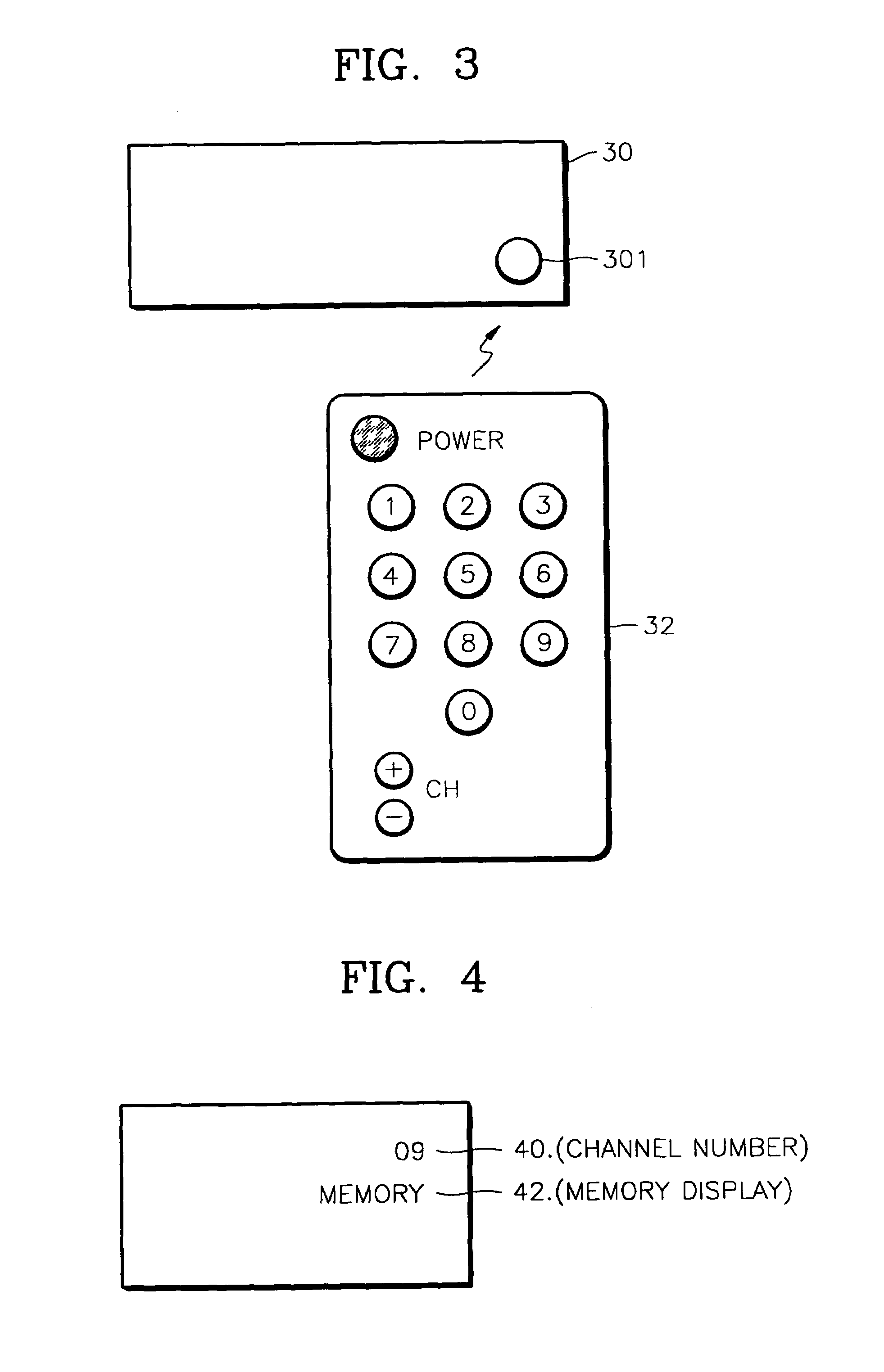 Automatic channel memory device