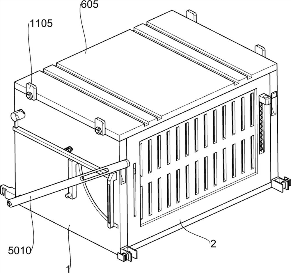 Box-type rigid tray applied to logistics transportation and using method thereof