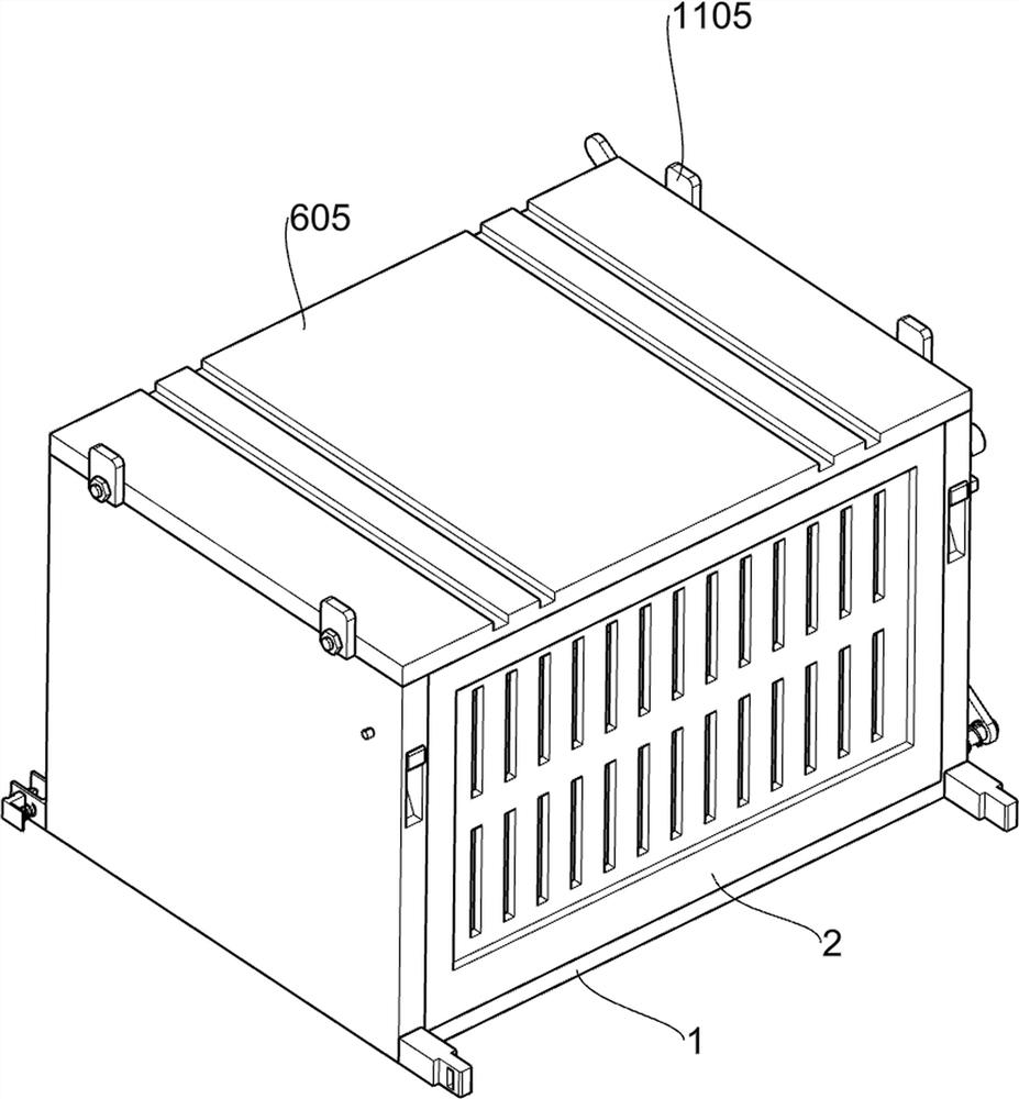 Box-type rigid tray applied to logistics transportation and using method thereof