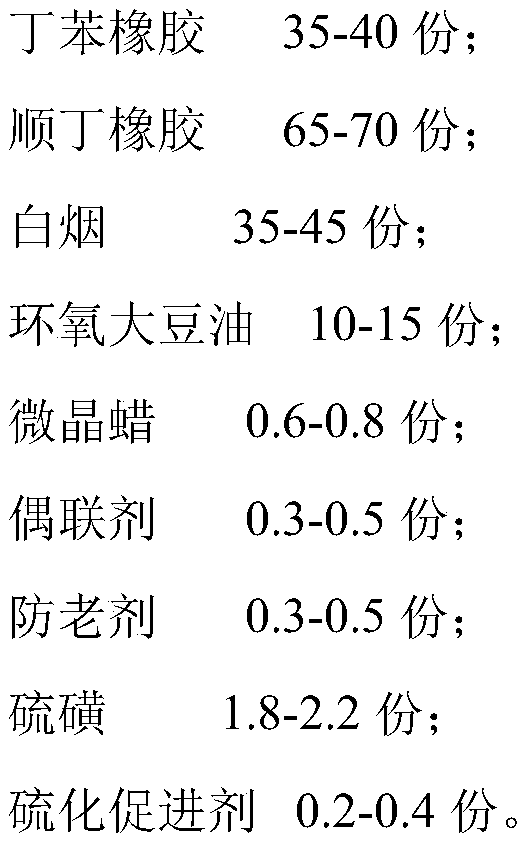 Anti-fogging sole for male boots and preparation method thereof