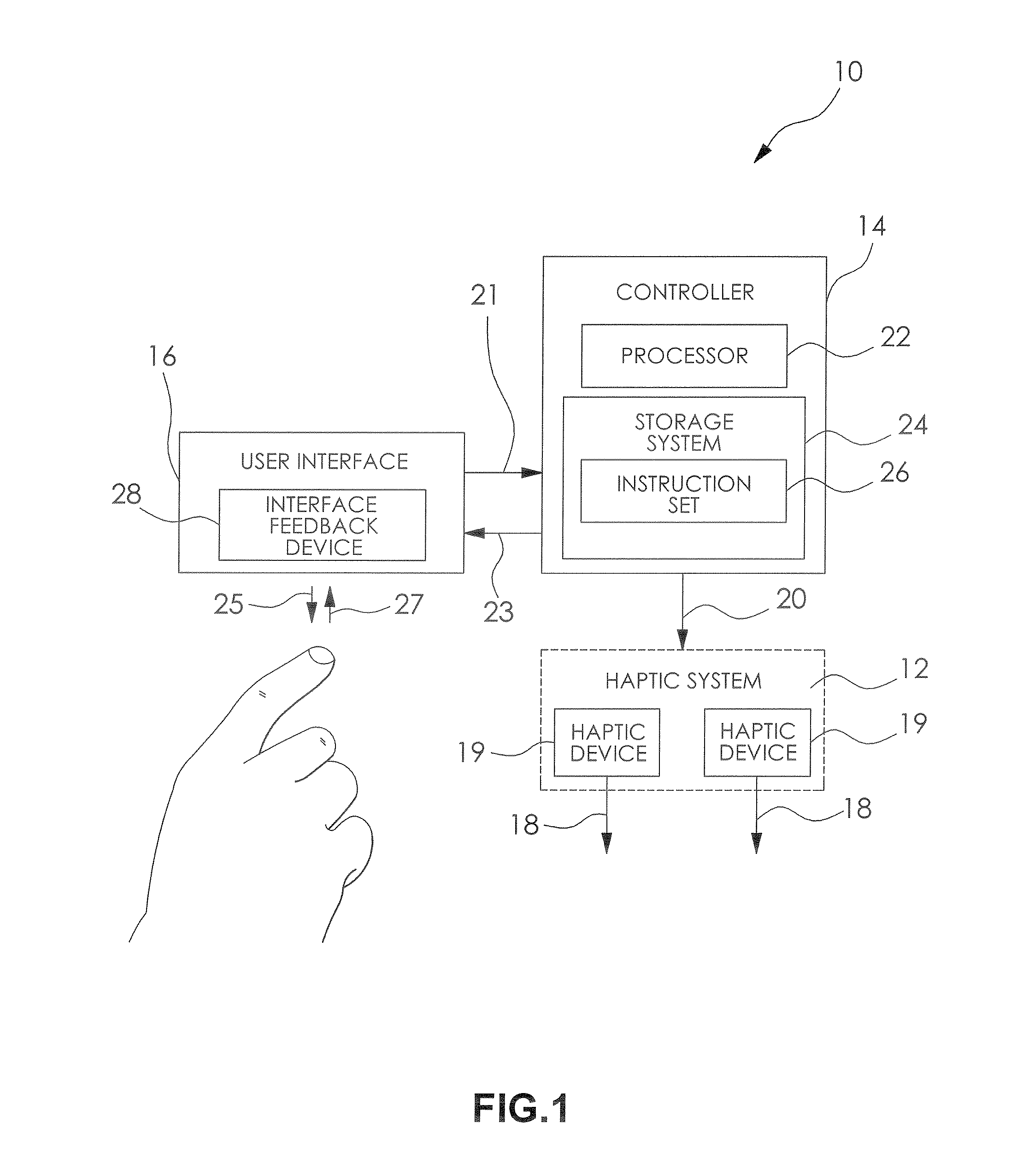 Haptic tactile precision selection