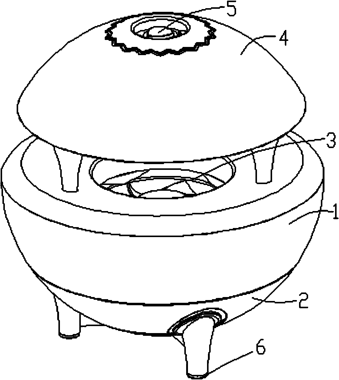 Air-flow type mosquito killer