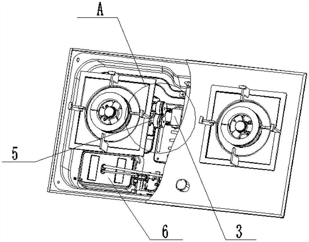 Gas stove and gas stove control method