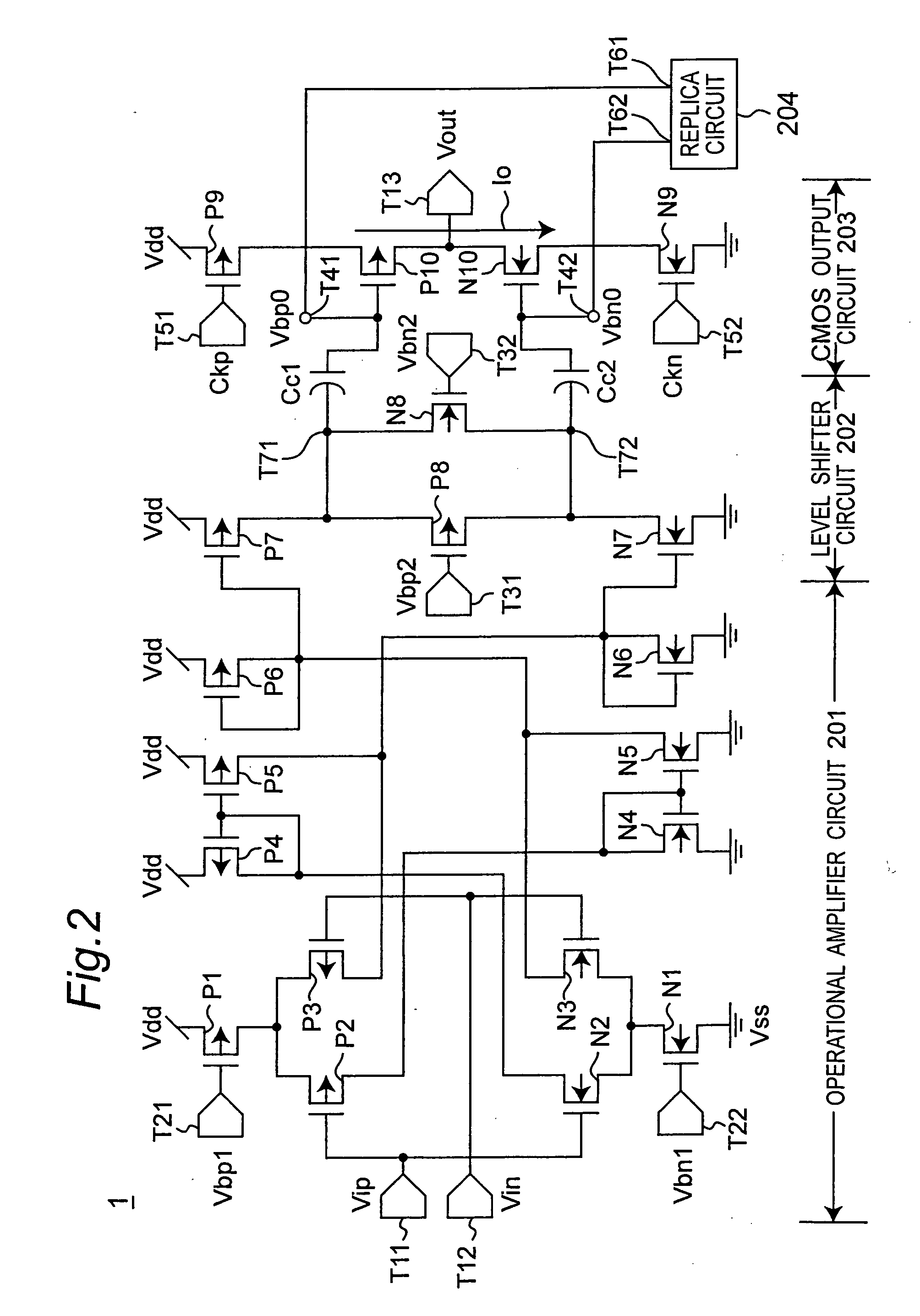 Analog to digital converter circuit of successive approximation type operating at low voltage