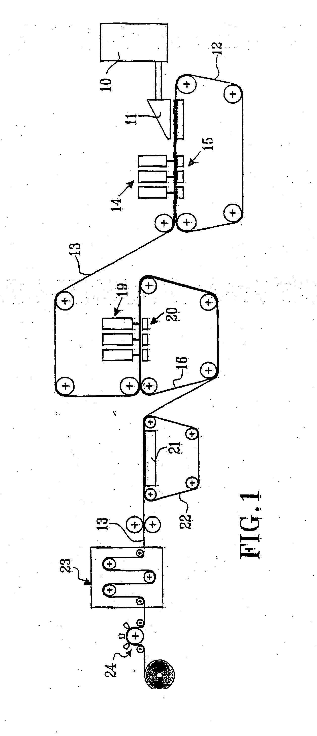 Hydraulically entangled nonwoven material and method for making it