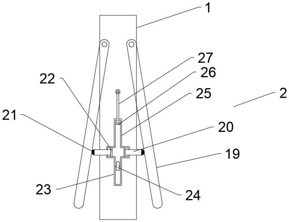 Automatic adjusting type clinical examination device for neurology department