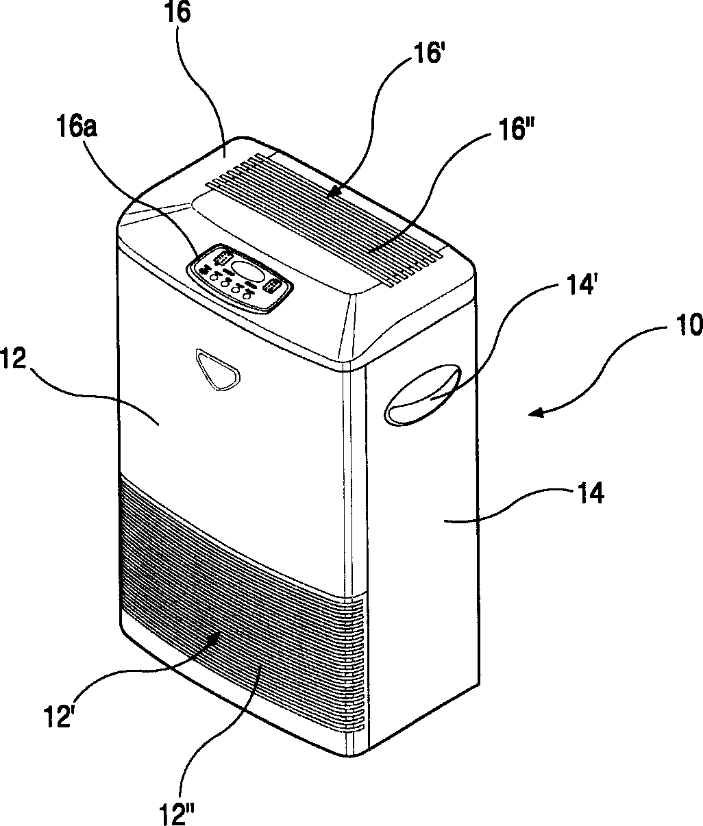 Suction structure of air cleaner