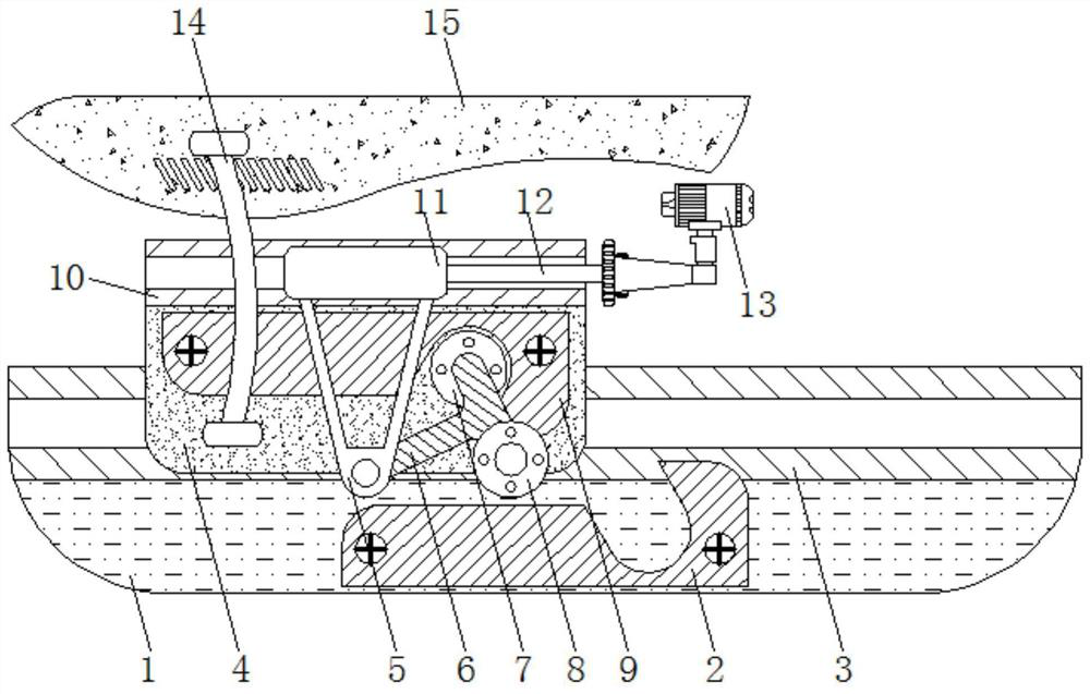 A video recording device capable of reducing the impact of rain and snow on the video recording effect