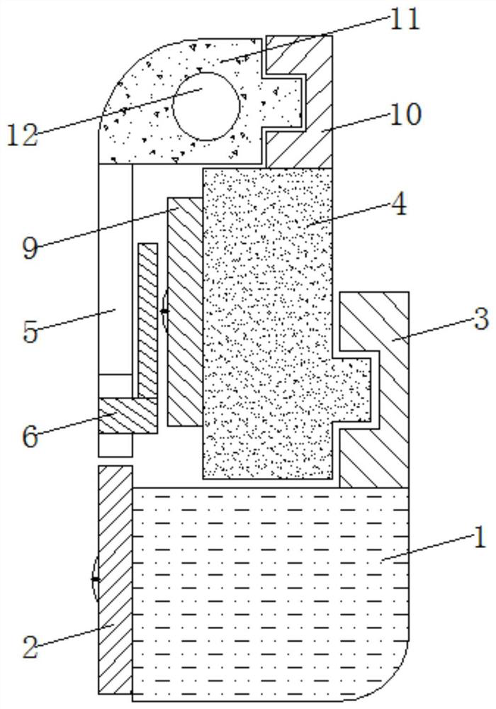 A video recording device capable of reducing the impact of rain and snow on the video recording effect