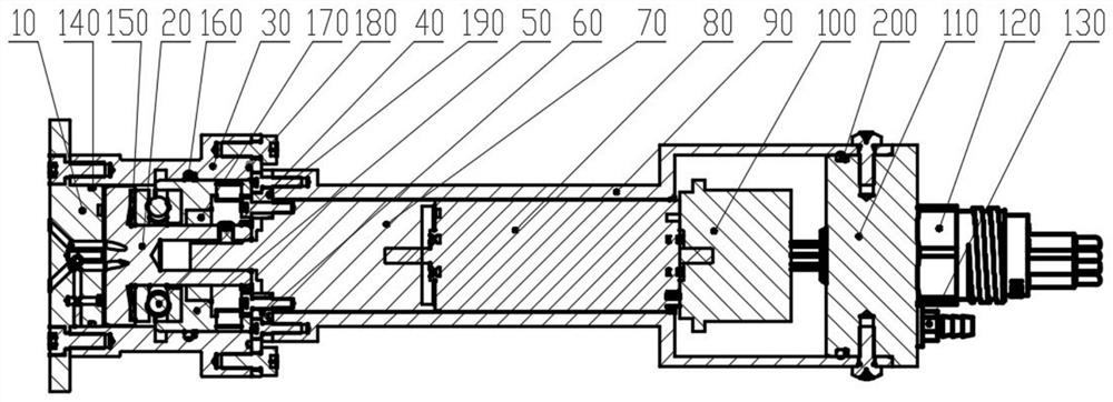 An underwater rotary servo valve with automatic clearance compensation