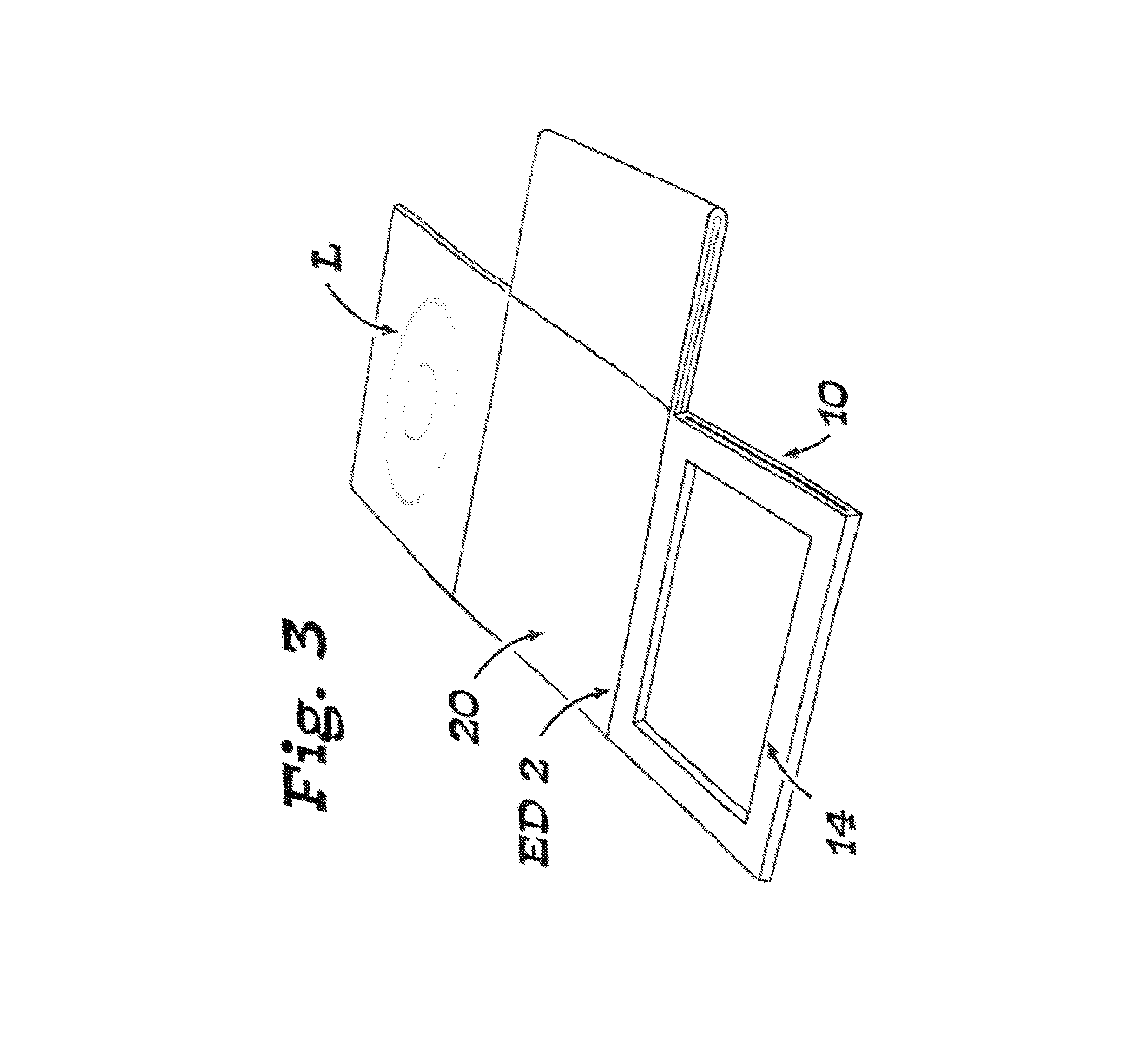 Eye level viewfinder and three dimensional virtual reality viewing device and method