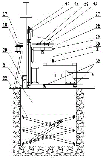 A column dismantling machine