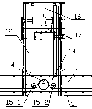 Automatic conveying mechanical arm suitable for glass mould welding