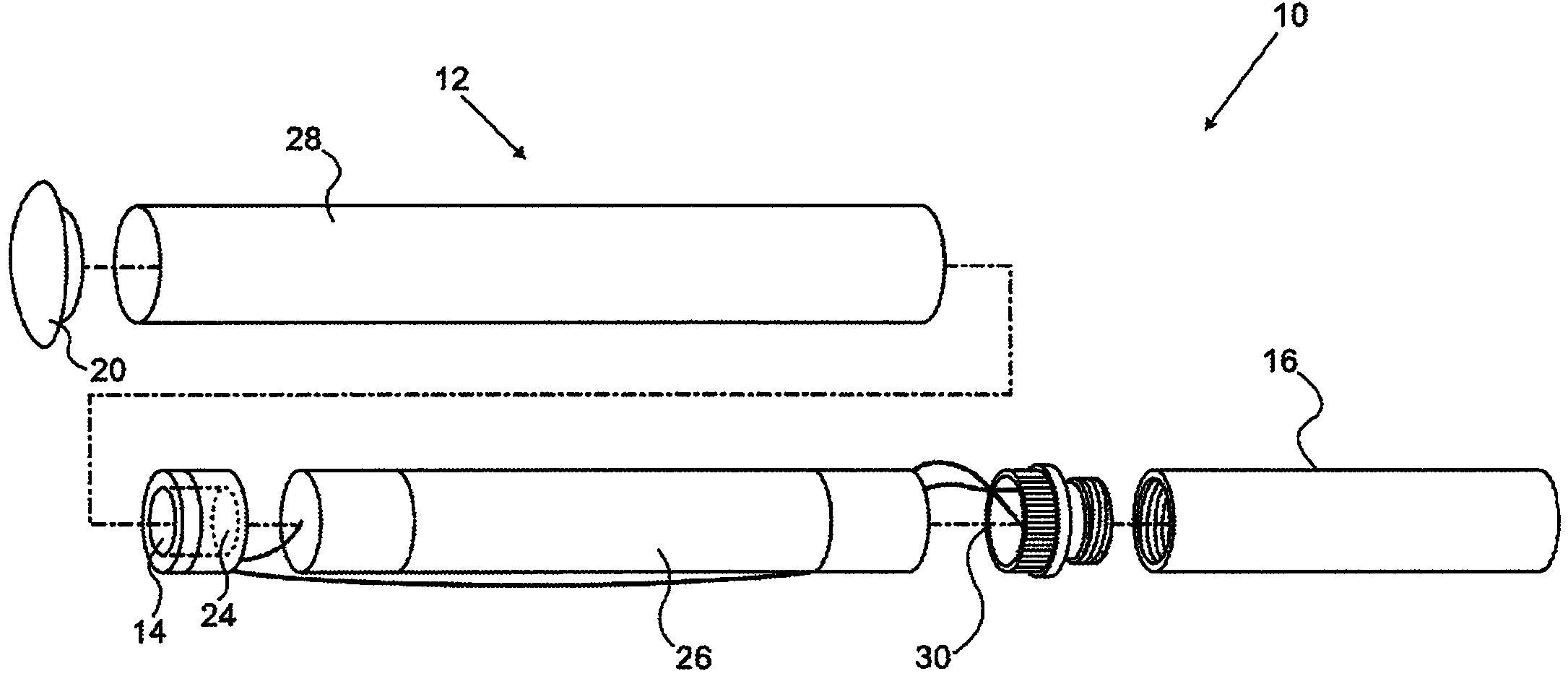 Charging electronic cigarette