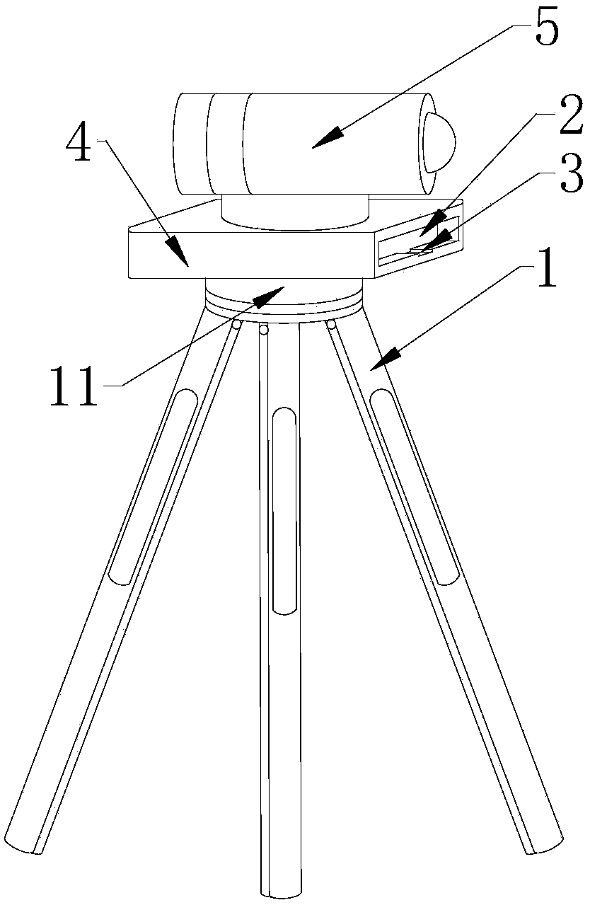 Road bridge construction measurement device