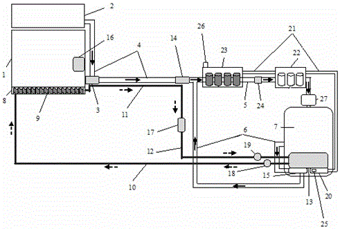 Fuel oil pre-heating system for diesel type automobile