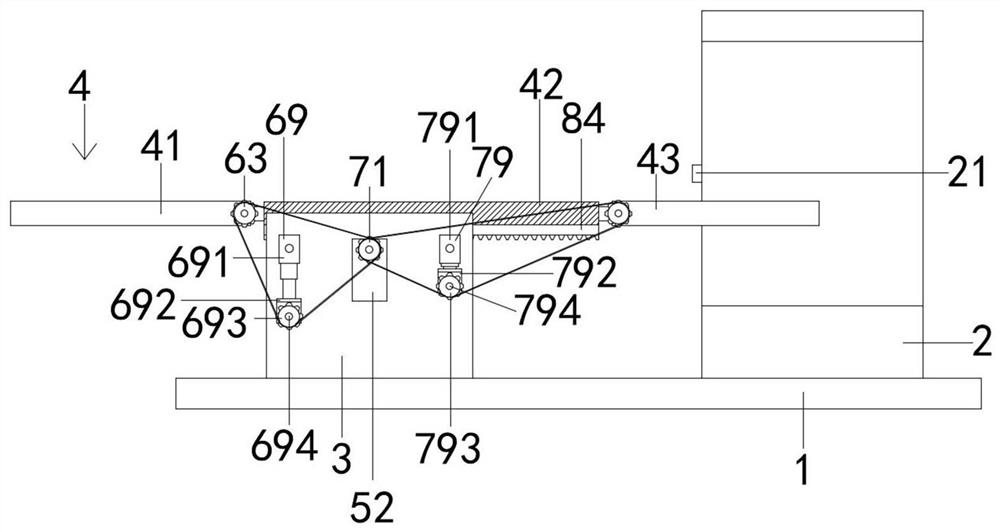 Automatic adjusting and supporting device for tumor radiotherapy equipment and radiotherapy equipment