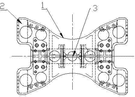 Novel monolithic beam of heavy dumper back balance shaft