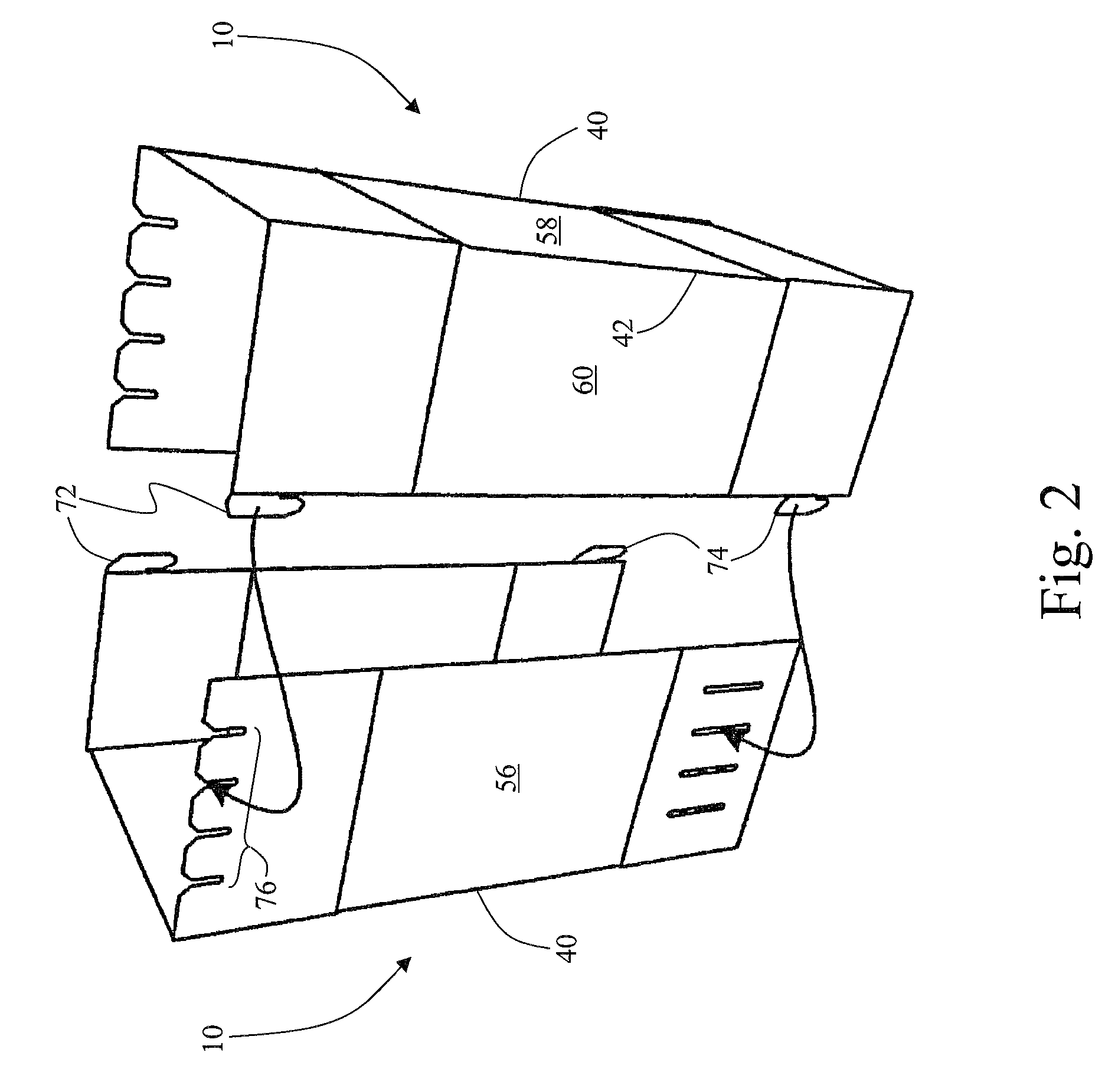 Adjustable volume storage container