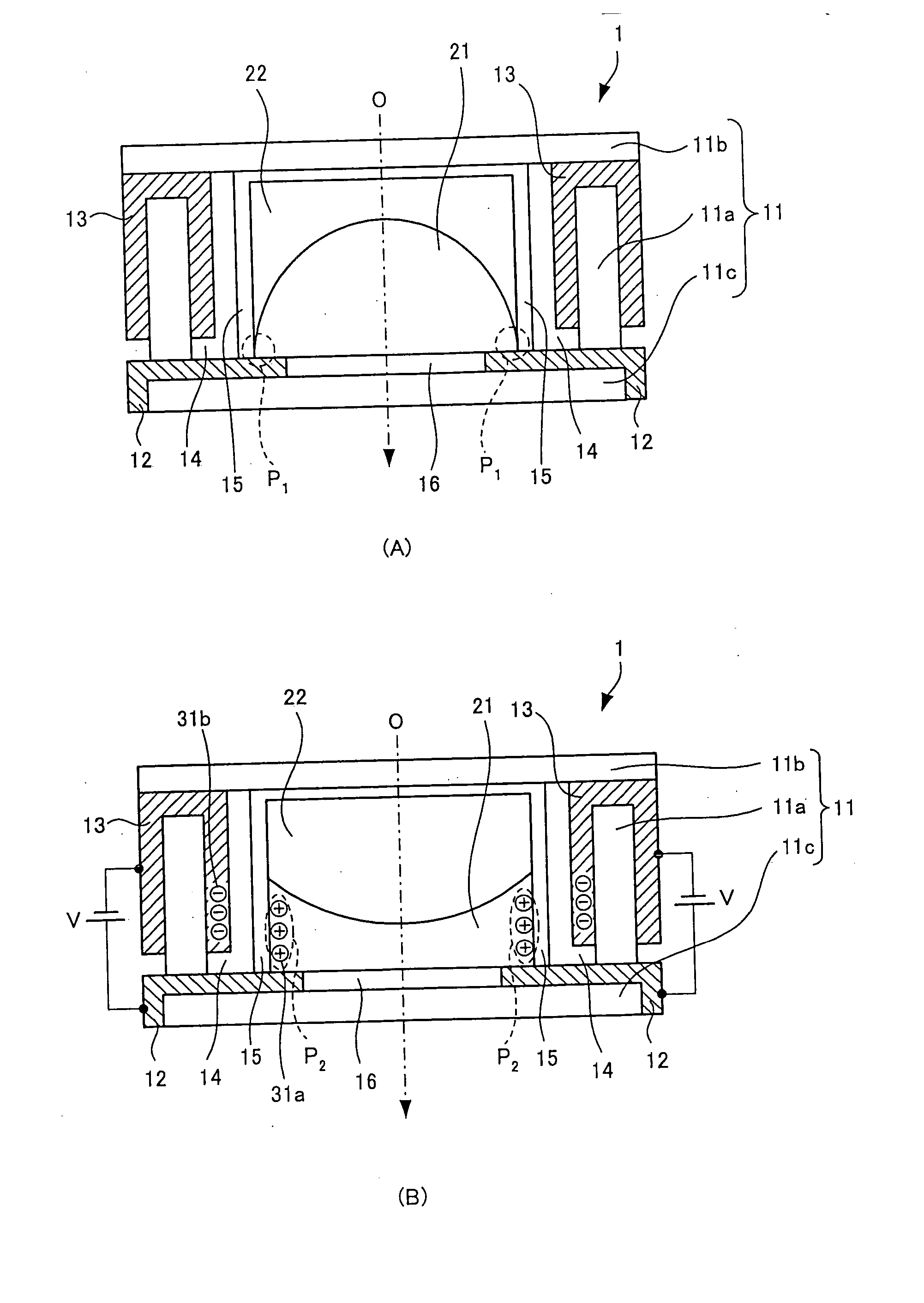 Optical element, lens unit and image pickup apparatus