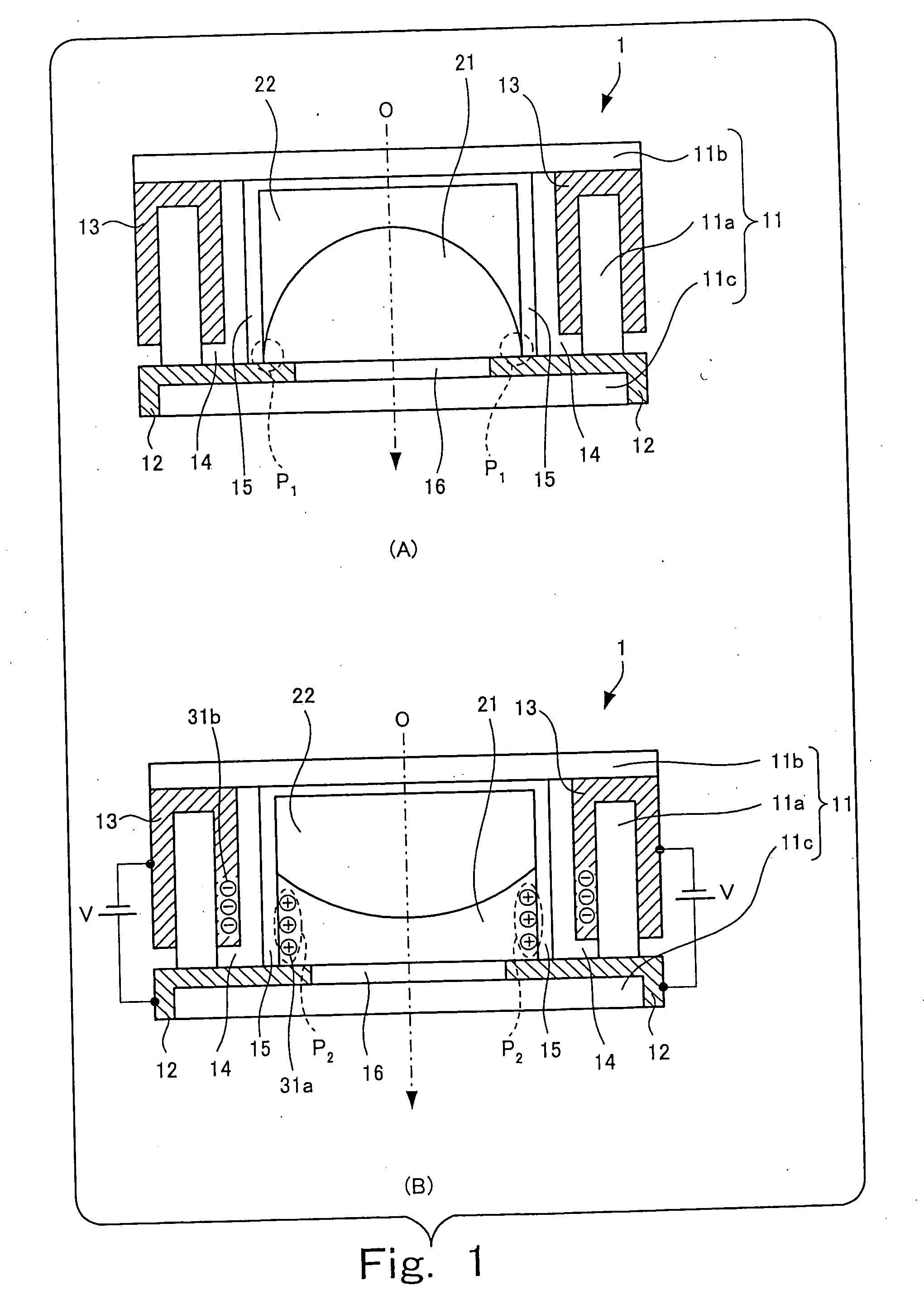 Optical element, lens unit and image pickup apparatus