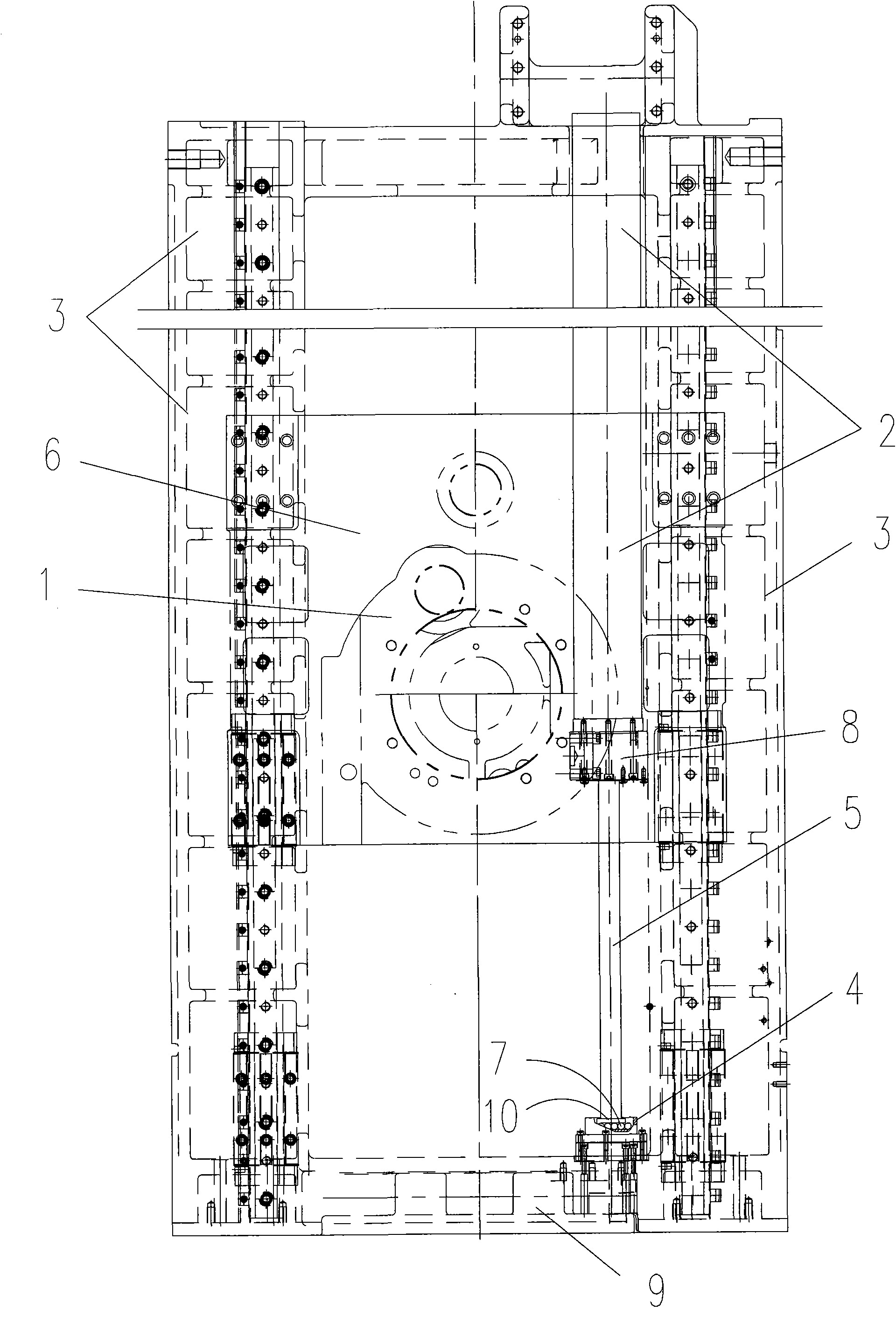 Column type metal cutting machine