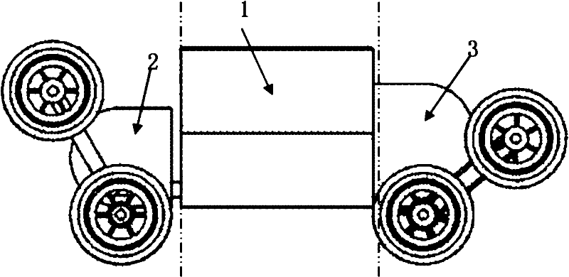 Wheel-legged combined-type robot platform