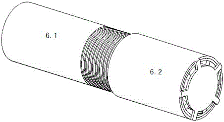 Impinging stream reaction and separation integration device and impinging stream reaction and separation integration method for liquid-liquid reaction system