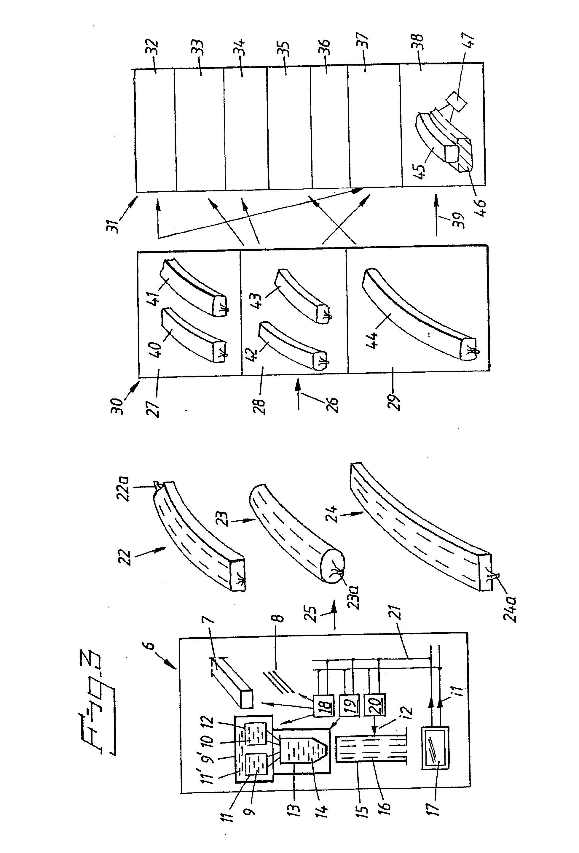 Arrangement for producing a unit for a dental bridge construction or template therefor